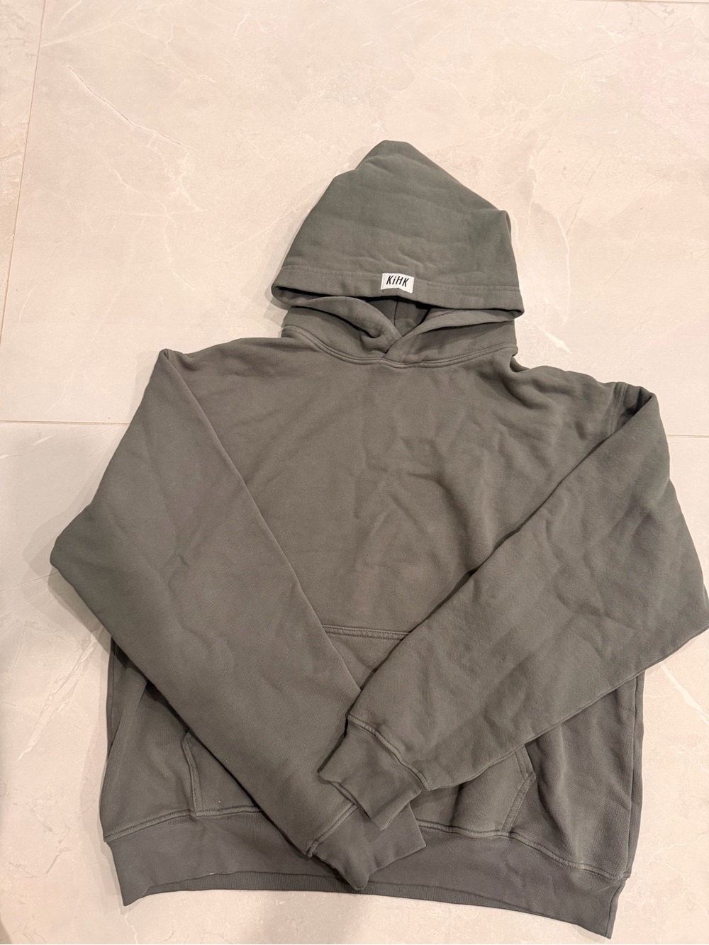 KiHK Olive Gray Pullover Hoodie